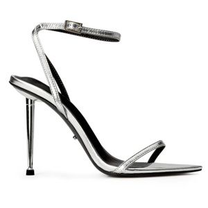 Tony Bianco Myra Silver Napa Metallic Heels🤍✨in box!!